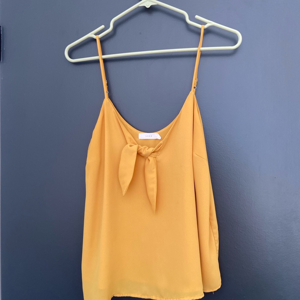 Satin blouse tank top